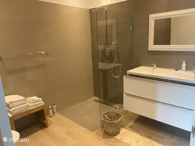 Salle de bain entièrement rénovée avec douche à l’italienne